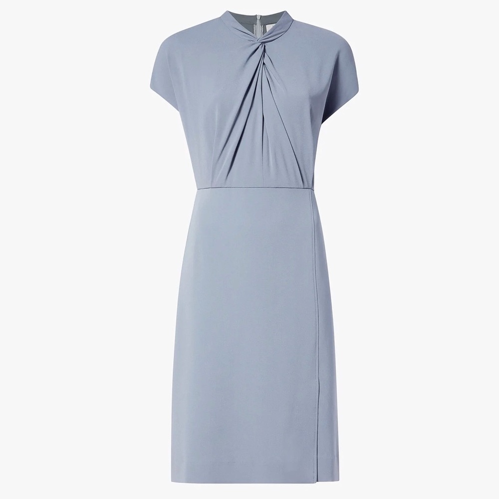 NWT MM LaFleur Adelaide Twist neckline Dress in Surf SZ 8